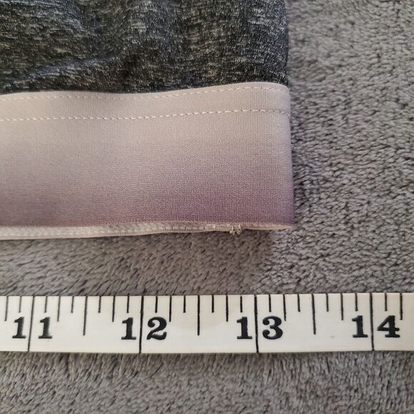 Victorias Secrets Gray Bralette Sports Bra Ombre Trim Criss-Cross Straps Large L - Picture 8 of 10